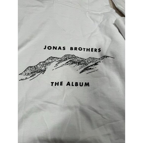 Jonas Brothers Women's White Hoodie Pullover Sweater  NWOT‎ - Picture 7 of 10